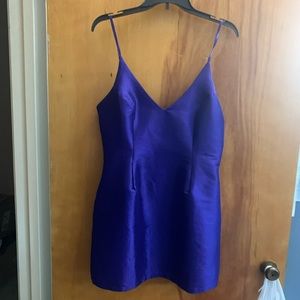 LUXXEL Metallic Mini Dress